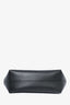 Mansur Gavriel Black Leather M Frame Clutch with Strap