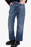 Saint Laurent Blue Denim Straight Leg Jeans Size 27