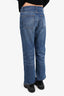 Saint Laurent Blue Denim Straight Leg Jeans Size 27