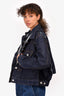 Sacai 2020 Blue Denim Double Layer Jacket Size 1