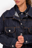 Sacai 2020 Blue Denim Double Layer Jacket Size 1