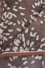 Brunello Cucinelli Taupe Silk Printed Scarf