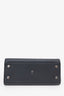 Saint Laurent Black Grained Leather Small Sac de Jour Top Handle Bag with Strap