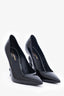 Saint Laurent Black Pointed Opyum Heels Size 38.5