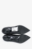Roger Vivier Black Leather Ankle Pointed Booties Size 38.5