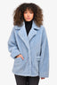 Stand Studio Blue Teddy 'Marina' Jacket Size 40