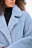 Stand Studio Blue Teddy 'Marina' Jacket Size 40