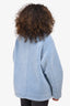 Stand Studio Blue Teddy 'Marina' Jacket Size 40