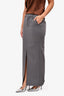 Superdown Grey Business Maxi Skirt Size XS
