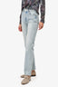 Re/Done Light Wash Denim Straight Leg Jeans Size 24 (As Is)
