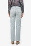 Re/Done Light Wash Denim Straight Leg Jeans Size 24 (As Is)