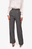 Djerf Avenue Grey Tailored 'Favourite' Trousers Size XXS