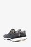 Brunello Cucinelli Grey Felted Wool/Beaded Sneakers Size 37