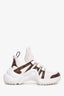 Louis Vuitton White/Monogram Archlight Sneakers Size 37