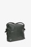 Bottega Veneta Vintage Dark Green Leather Crossbody Bag