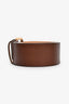 Louis Vuitton Vintage Brown Leather Belt Estimated Size 75/36