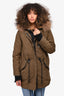 Mackage Green Rabbit Fur Lined 2 in 1 Parker Coat Size XS (As Is)