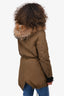 Mackage Green Rabbit Fur Lined 2 in 1 Parker Coat Size XS (As Is)