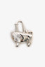 Hermès Silver-Tone Lion Cadena Lock Charm