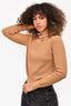 Elisabetta Franchi Camel Charm Detail Sweater Size 38