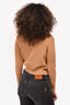 Elisabetta Franchi Camel Charm Detail Sweater Size 38