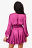Maje Purple Pleated Dress Size 36