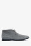 Tod's Grey Suede Lace-Up Ankle Boots Size 8 Mens
