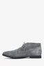 Tod's Grey Suede Lace-Up Ankle Boots Size 8 Mens