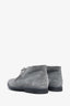 Tod's Grey Suede Lace-Up Ankle Boots Size 8 Mens