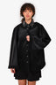 Veste de soirée Chanel™ d’occasion 2016 en satin noir/maille ornée, taille 50