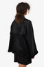 Veste de soirée Chanel™ d’occasion 2016 en satin noir/maille ornée, taille 50