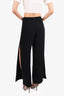 Alexis Black Wide Leg Trousers Size Small