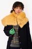 Annette Gortz Yellow 'Nando' Lambskin/Fur Collar