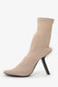 Balenciaga Beige Knitted Sock Heels Size 36.5