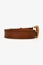 Gucci Brown Leather GG Marmont Belt Size 90/36
