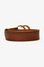Gucci Brown Leather GG Marmont Belt Size 90/36