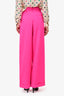 Dundas Hot Pink Wool Trousers Size 38