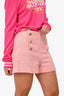 Maje Pink/Orange Tweed Shorts Size 38