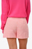 Maje Pink/Orange Tweed Shorts Size 38