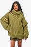 MUMS Green Cable Knit Chunky Sweater O/S