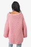 MUMS Pink Cable Knit Chunky Sweater O/S