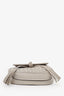 Bottega Veneta Beige Intrecciato Leather Tassel Flap Waist Bag