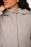 Jil Sander Grey Speckled Wool/Alpaca Coat Size 40