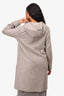 Jil Sander Grey Speckled Wool/Alpaca Coat Size 40