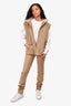 Jil Sander Tan Oversized Vest Size 50 Mens