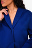Prada Blue Wool/Rabbit/Cashmere Blend Coat Size 44