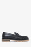 Hermès Black Leather Chunky H Loafers Size 37