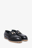 Hermès Black Leather Chunky H Loafers Size 37