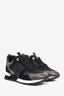 Louis Vuitton Black Suede/Monogram Sneakers Size 37