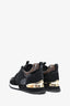 Louis Vuitton Black Suede/Monogram Sneakers Size 37
